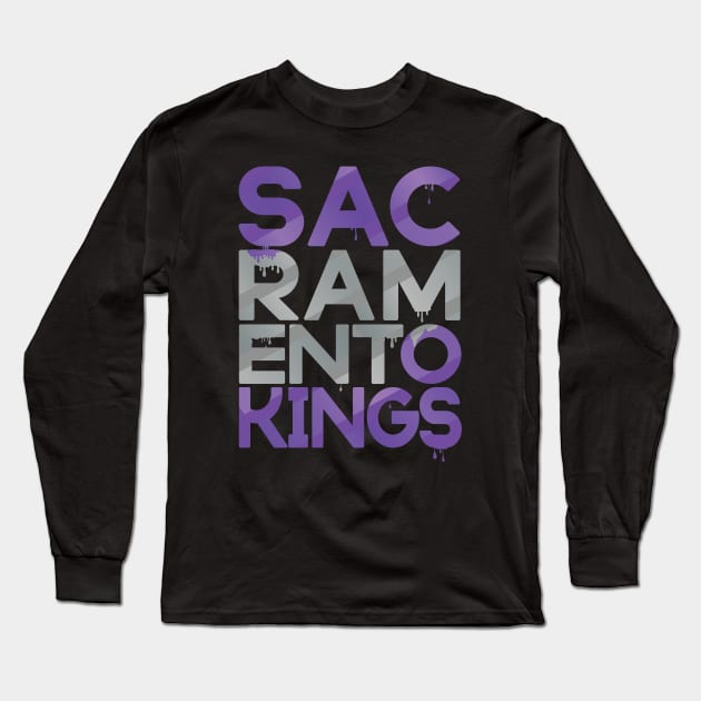 Sacramento Kings Long Sleeve T-Shirt by slawisa